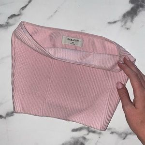 Baby pink babaton sleeveless top
